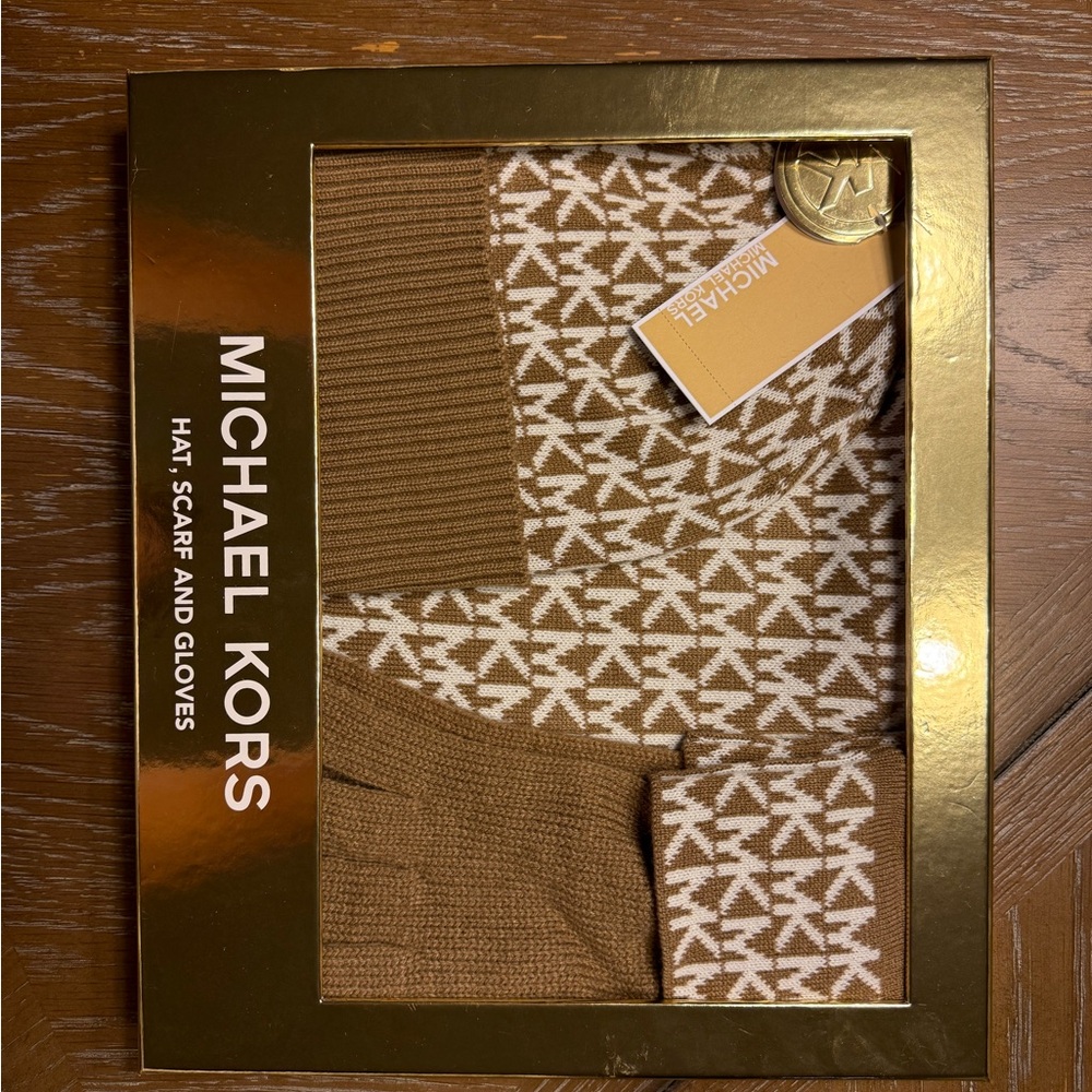Michael Kors Brown Underwear and Socks Set